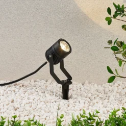 LED-Außenstrahler Maris m. Erdspieß, IP65, schwarz