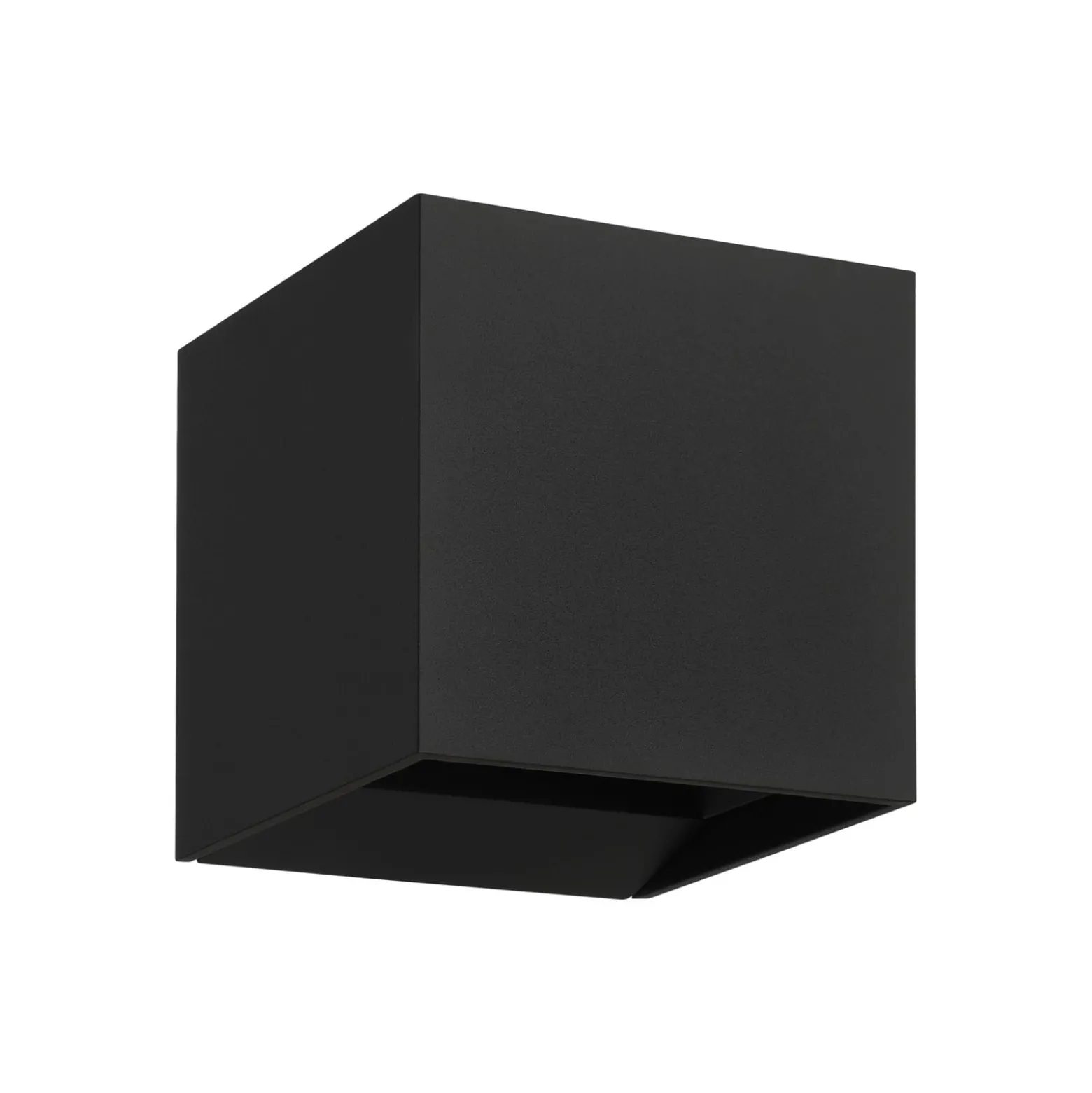 LED-Außenwandlampe Calpino 3, schwarz, Breite 10 cm, 2-flg.