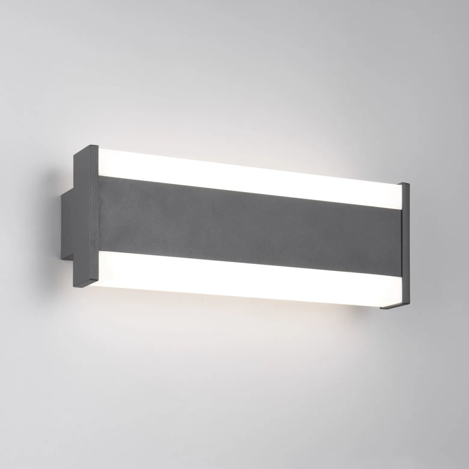 LED-Außenwandlampe DAWSON, 30 cm, anthrazit IP54 CCT up/down