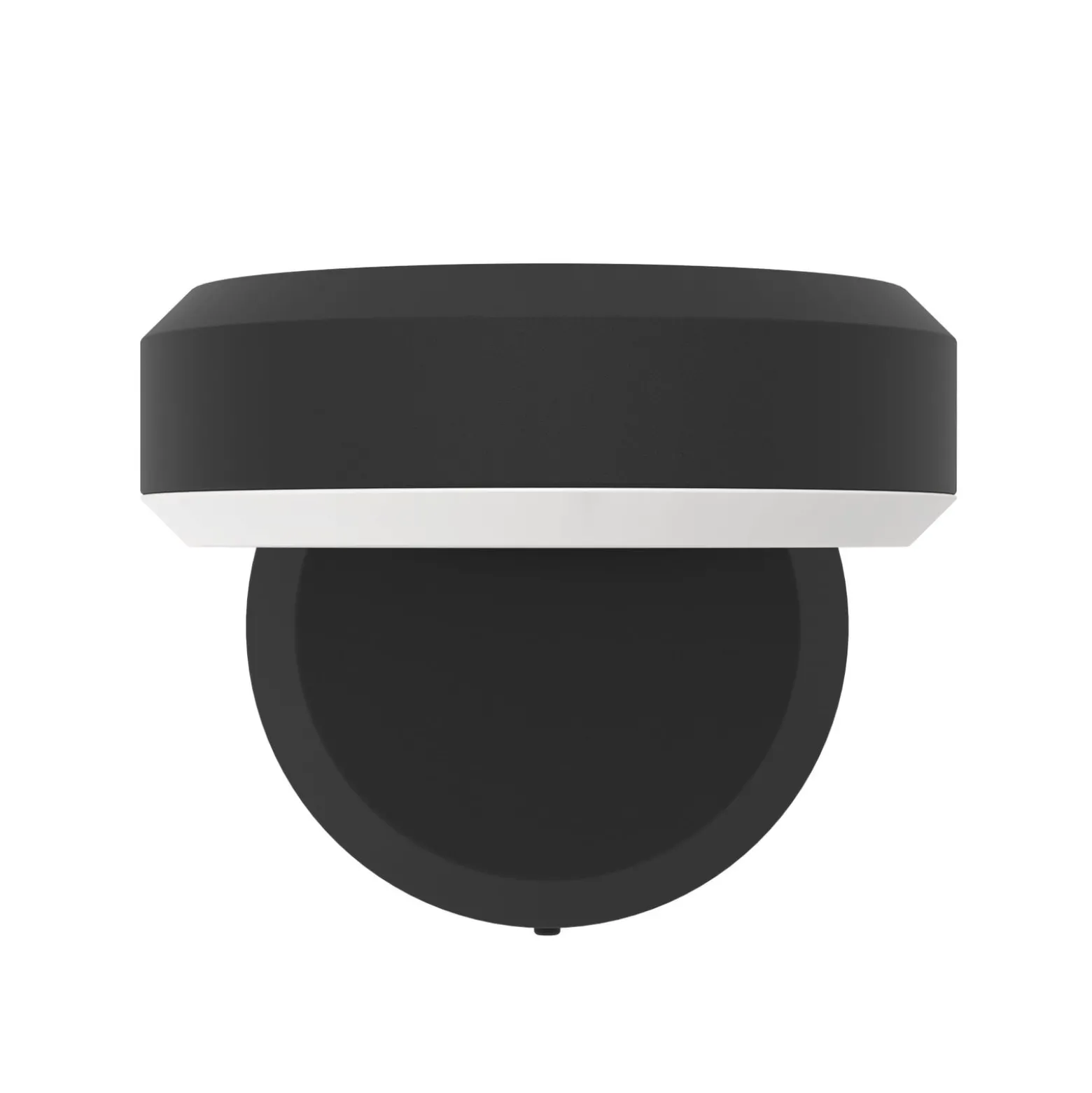 LED-Außenwandlampe Fornaci, schwarz, Breite 16 cm, Metall