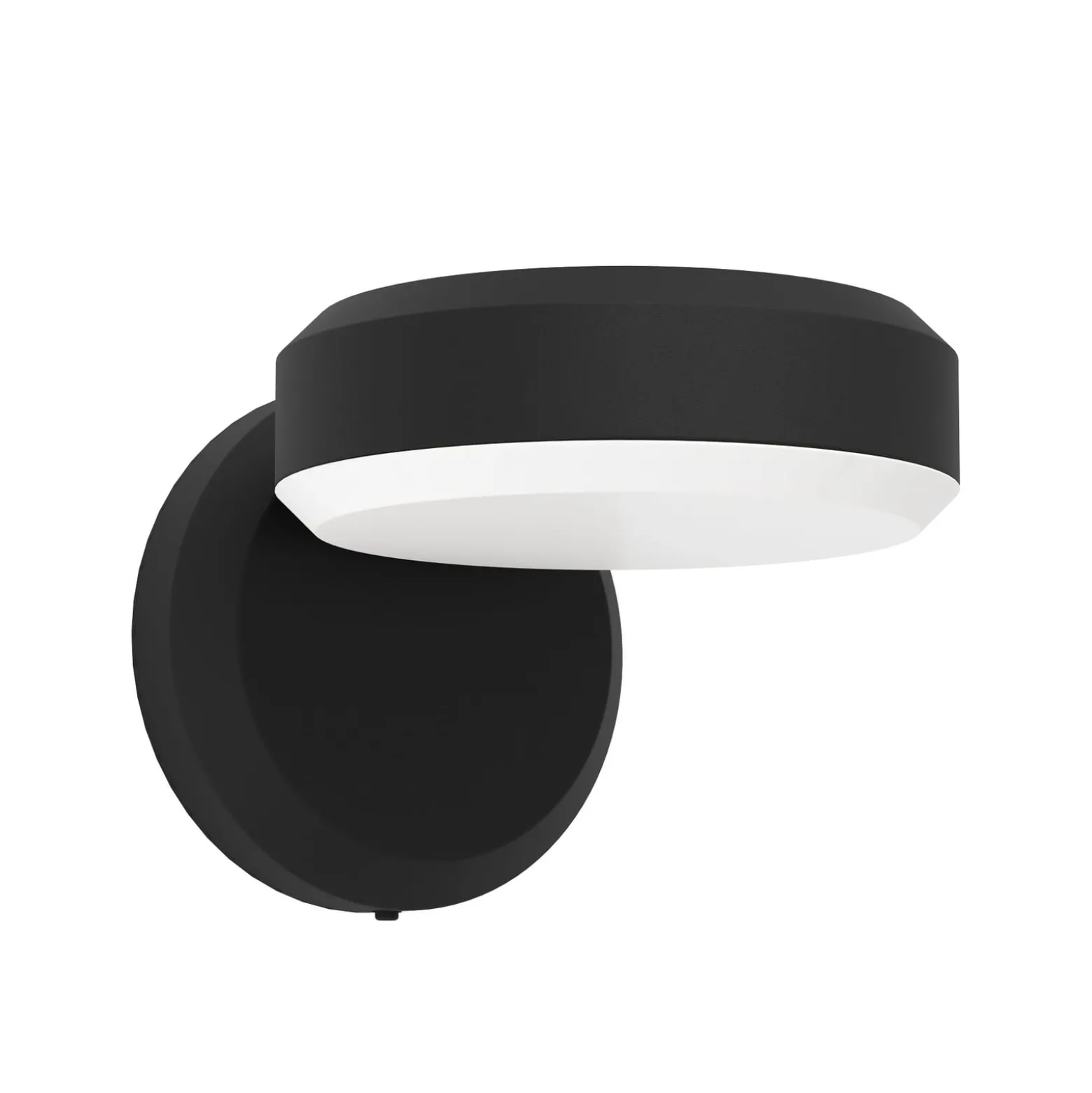 LED-Außenwandlampe Fornaci, schwarz, Breite 16 cm, Metall