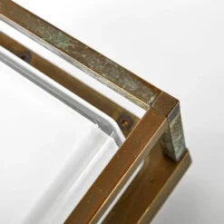 LED-Außenwandlampe Ice Cubic 3404, messing antik