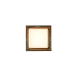 LED-Außenwandlampe Ice Cubic 3404, messing antik