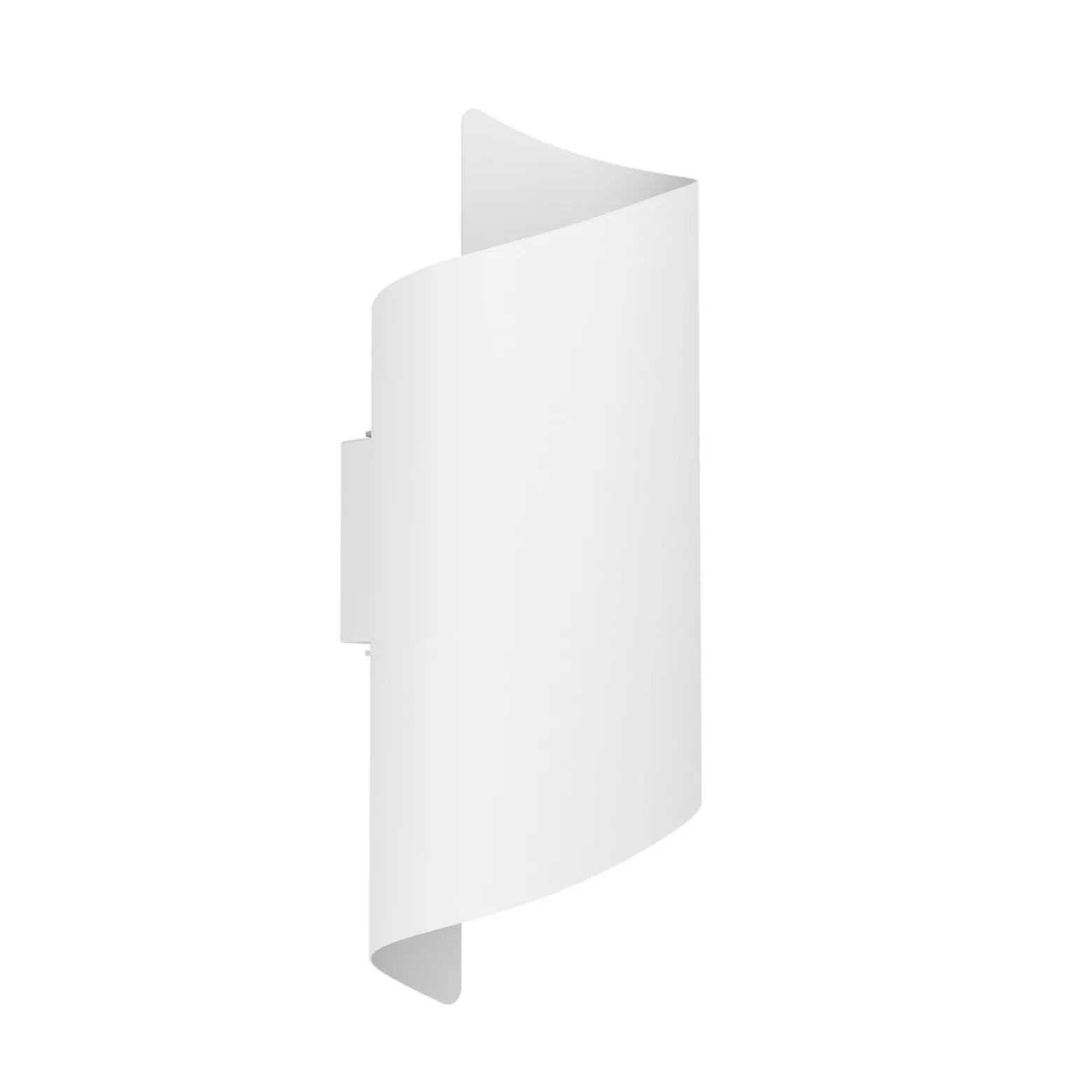 LED-Außenwandlampe Montarello, weiß, Höhe 27 cm, Metall
