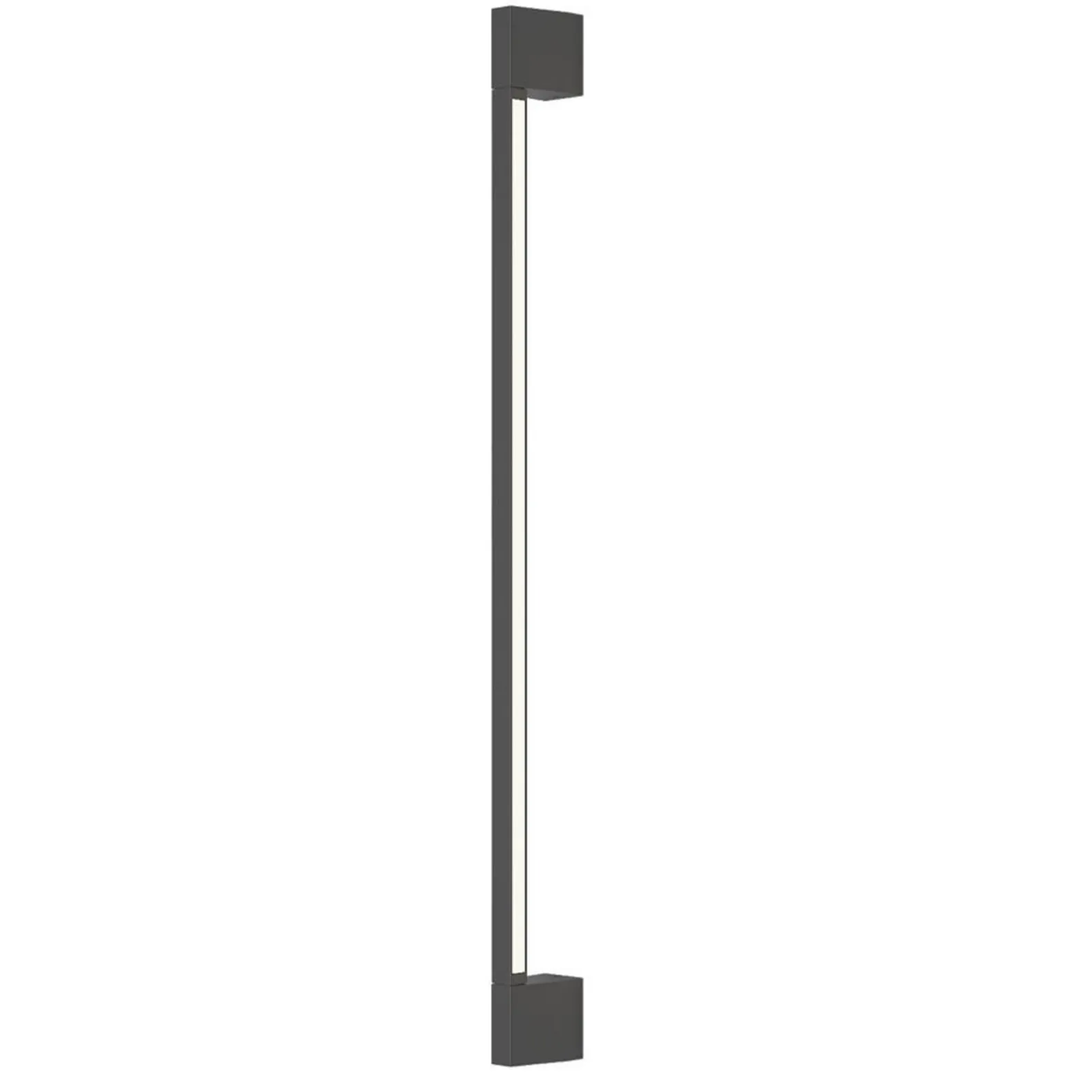 LED-Außenwandlampe Tessa, dunkelgrau, Höhe 90 cm, Metall