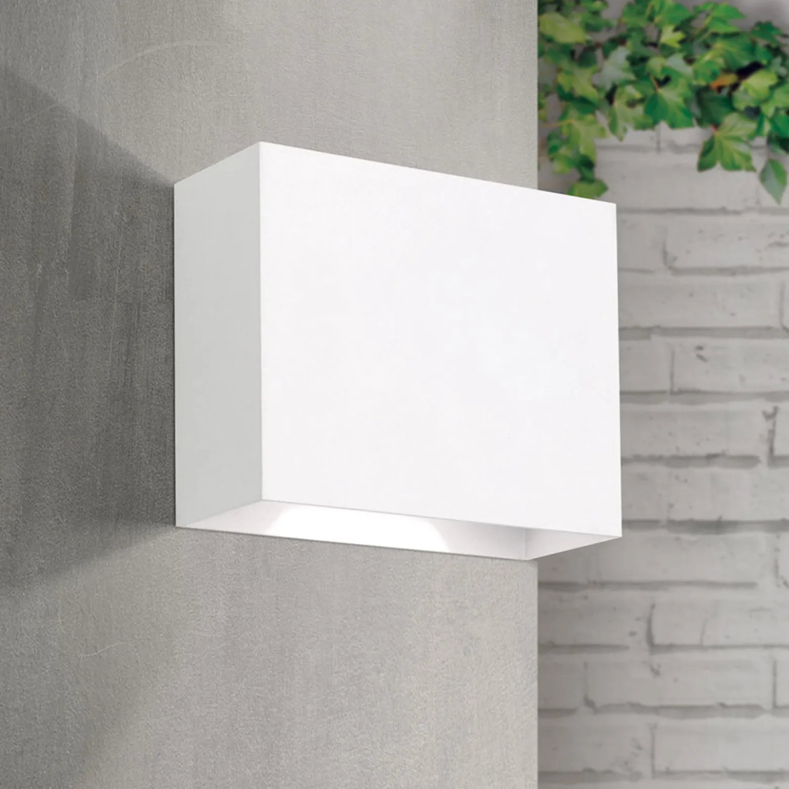 LED-Außenwandleuchte Akzent, weiß