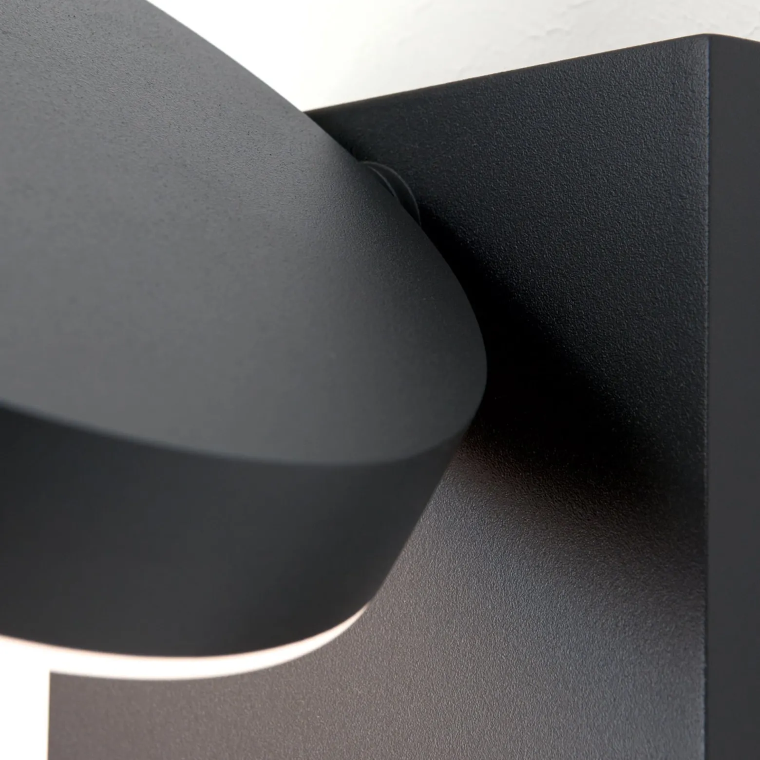LED-Außenwandleuchte Hendryk mit Sensor, schwarz