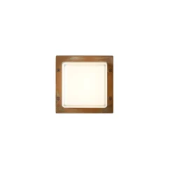 LED-Außenwandleuchte Ice Cubic 3403, messing antik
