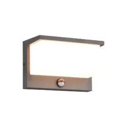 LED-Außenwandleuchte Nestos, Bewegungssensor, IP54
