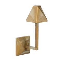 LED-Außenwandleuchte Silva Edge, Höhe 30,5 cm, messing antik