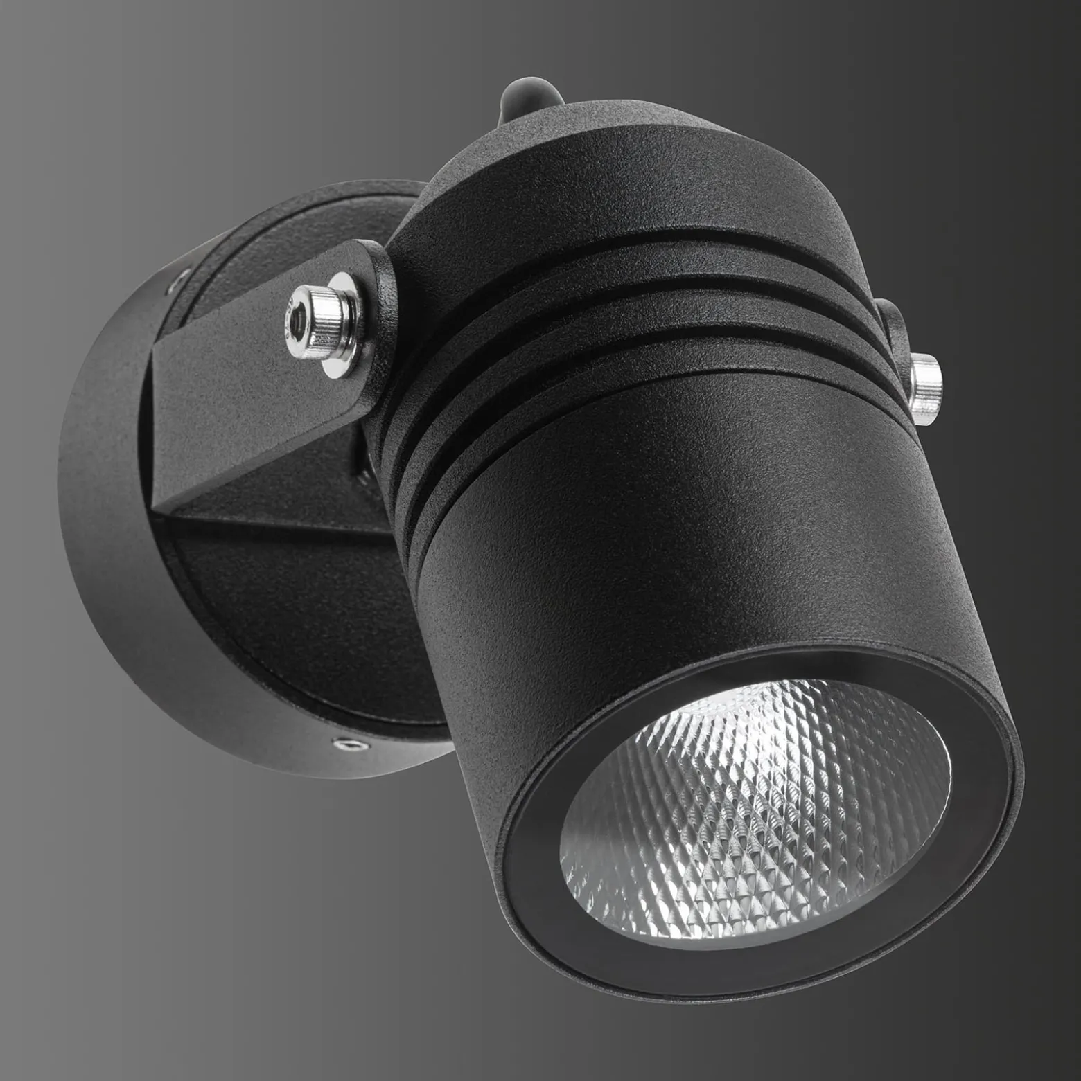 LED-Außenwandstrahler 5019, schwarz, IP54