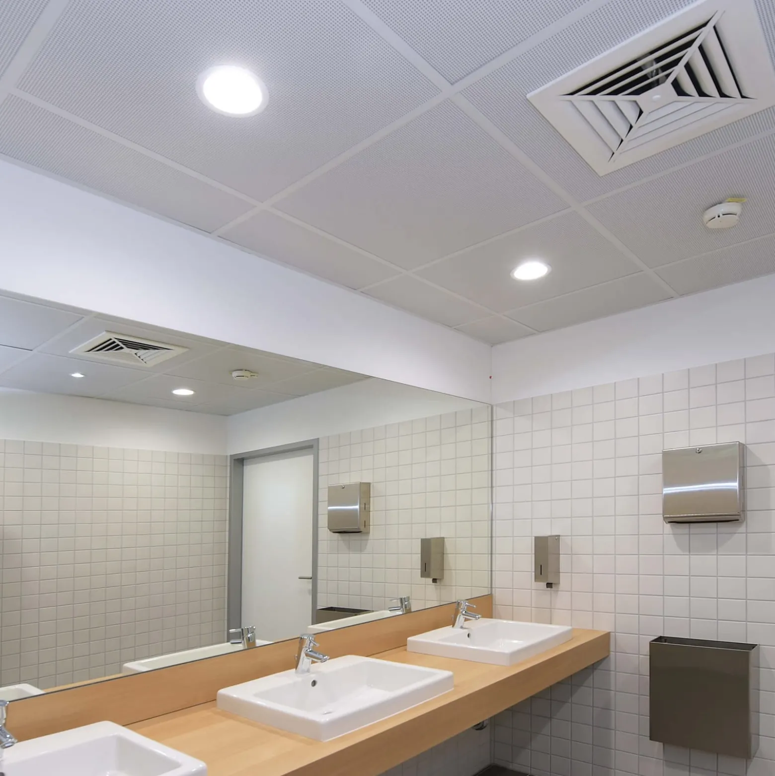 LED-Deckeneinbauleuchte Alya weiß Ø 12cm 2.700K