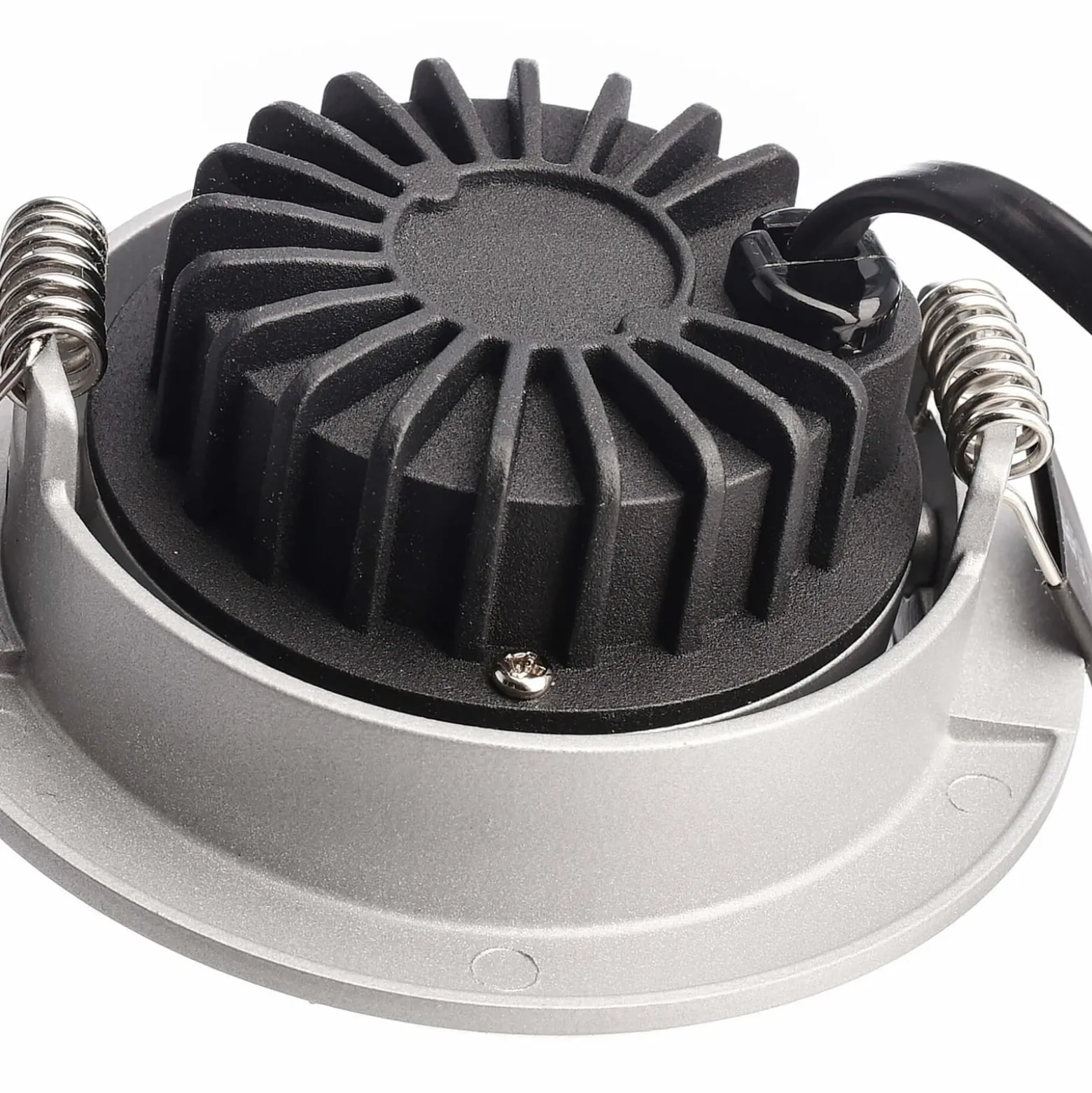 LED-Deckeneinbaustrahler Dione 4.000 K silbergrau