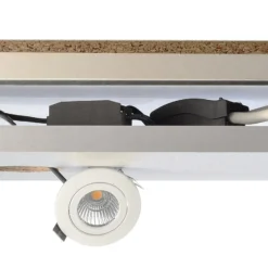 LED-Deckeneinbaustrahler Dione 4.000 K schwarz