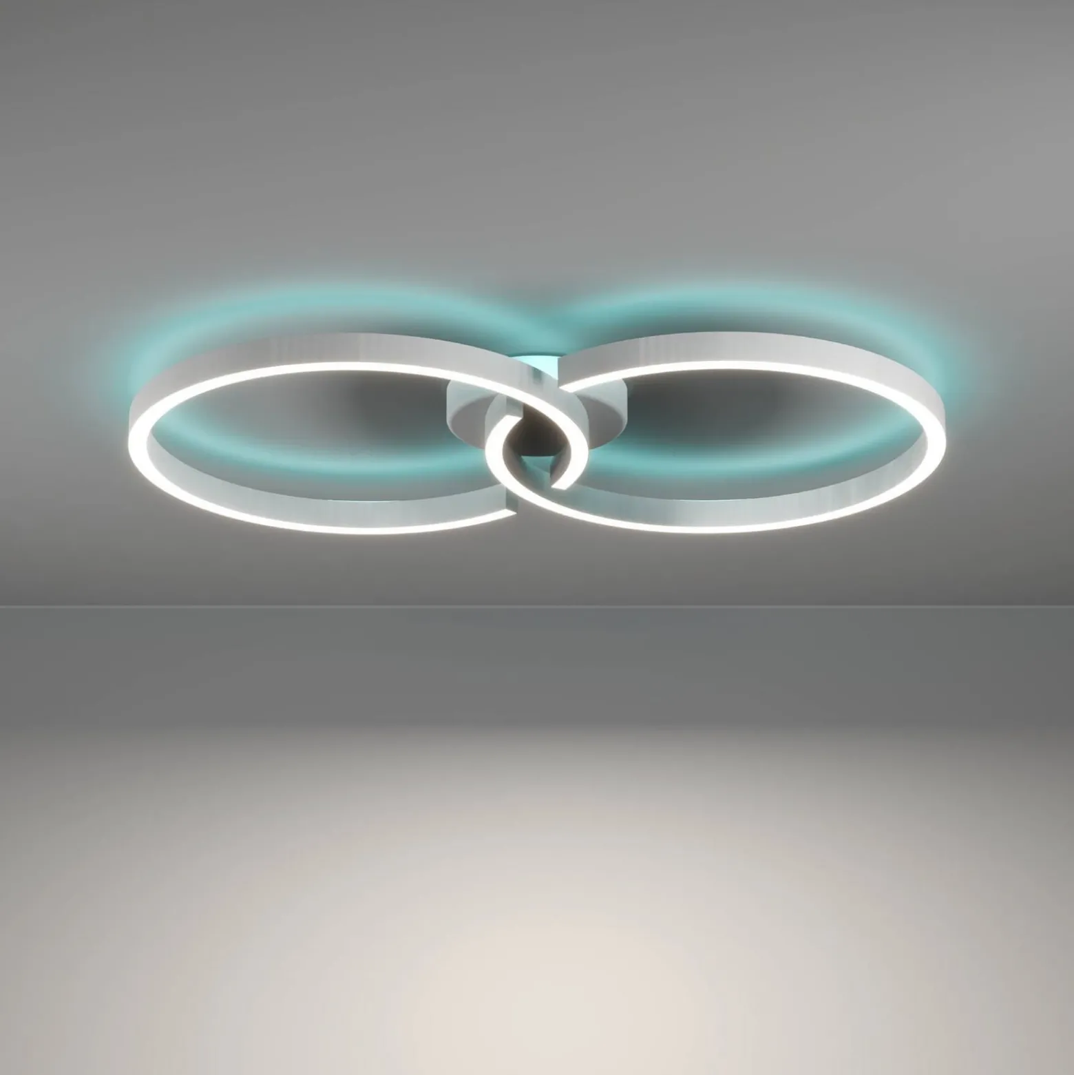 LED-Deckenlampe Armandolo, weiß, Länge 67 cm, CCT, RGB