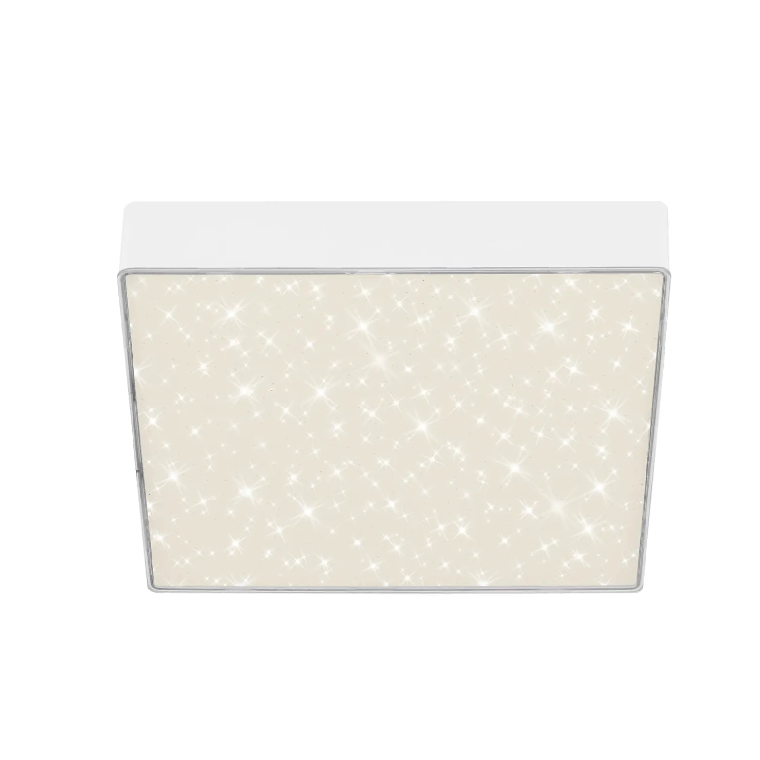 LED-Deckenlampe Flame Star, 21,2 x 21,2 cm weiß