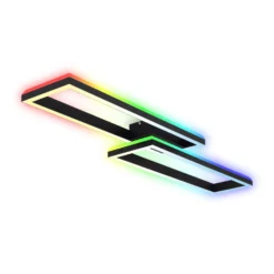 LED-Deckenlampe Frame 2-flg RGBW Backlight 119,5cm