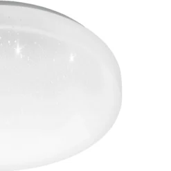 LED-Deckenlampe Frania-S m. Kristalleffekt Ø28cm