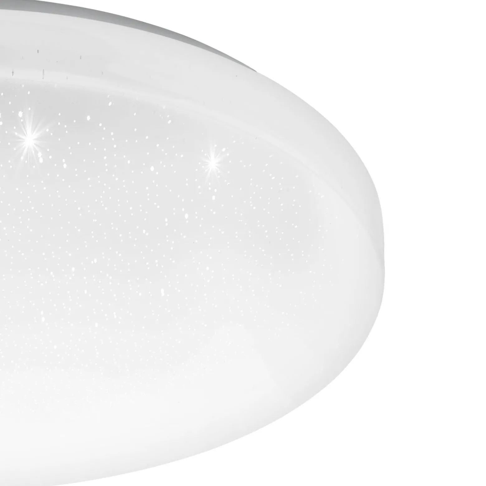 LED-Deckenlampe Frania-S m. Kristalleffekt Ø33cm