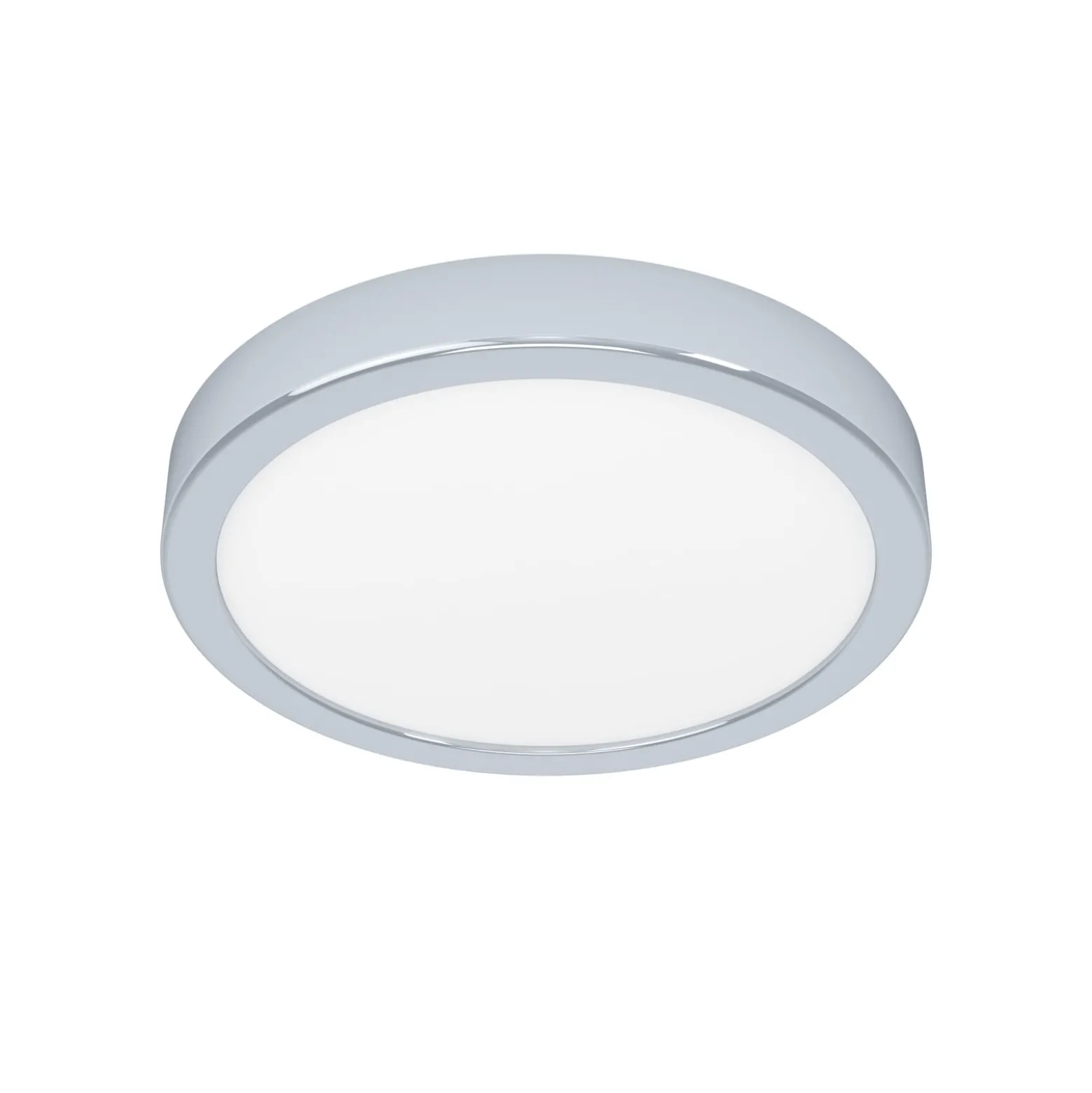 LED-Deckenlampe Fueva 5 IP44 3000K chrom Ø21cm
