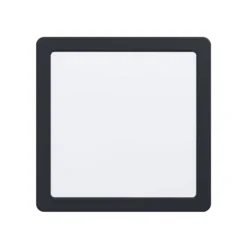 LED-Deckenlampe Fueva 5, IP20 schwarz 21x21cm