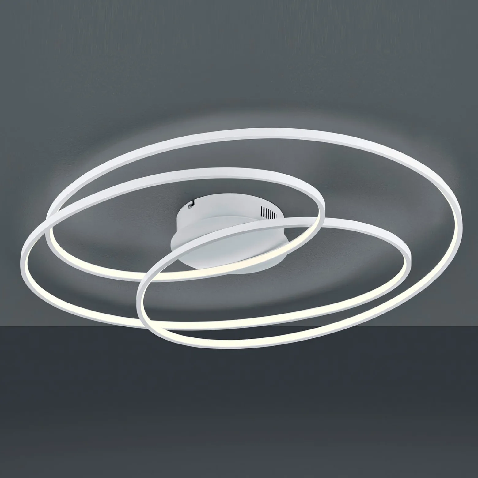 LED-Deckenlampe Gale, 80 cm, weiß matt