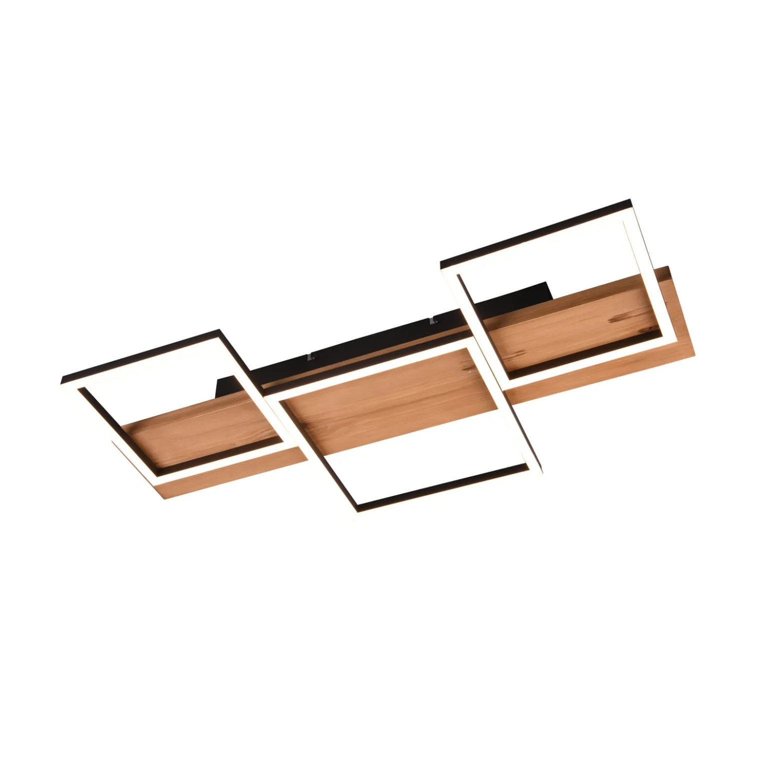 LED-Deckenlampe Harper mit drei Quadraten