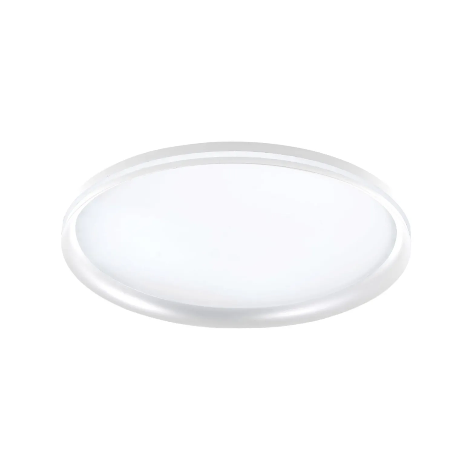 LED-Deckenlampe Isy, weiß, Ø 55 cm, Metall, CCT, dimmbar