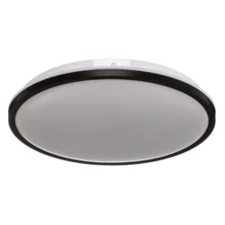 LED-Deckenlampe Lana, Backlighteffekt Ø28 schwarz