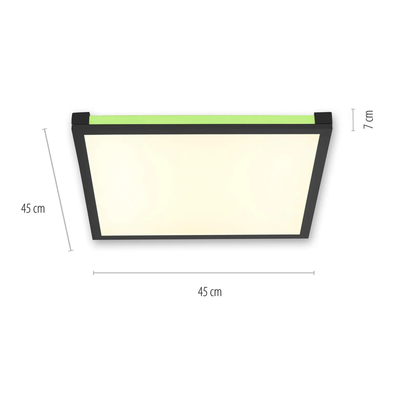 LED-Deckenlampe Mario 45x45cm, dimmbar, RGBW