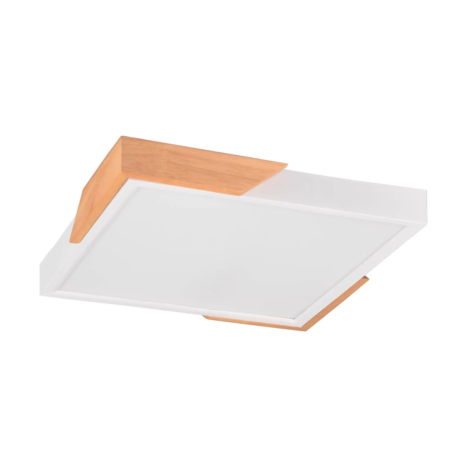 LED-Deckenlampe Meta, 31,5x31,5cm, 3.000K, weiß