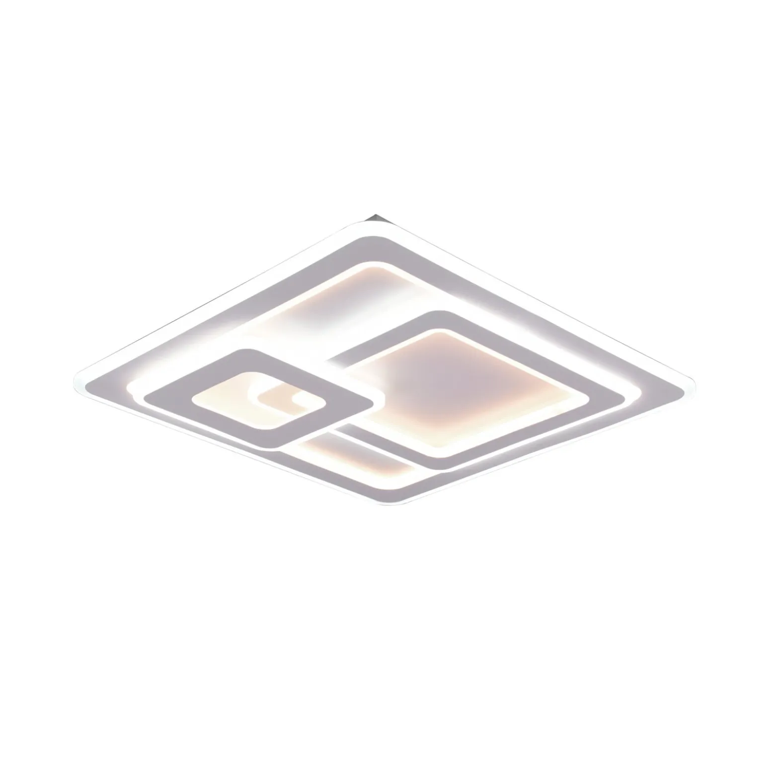 LED-Deckenlampe Mita mit Fernbedienung, CCT, eckig