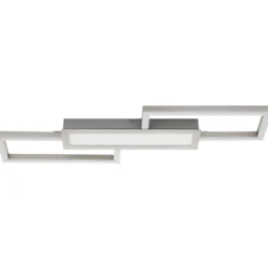 LED-Deckenlampe Monirote, nickel matt, Länge 78 cm, Alu, CCT