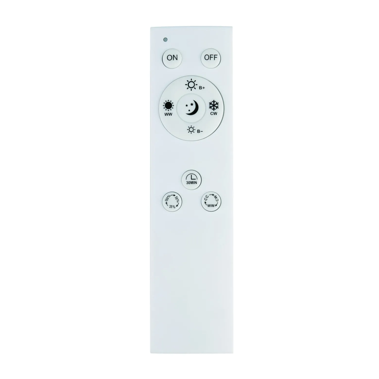 LED-Deckenlampe Monirote, nickel matt, Länge 78 cm, Alu, CCT