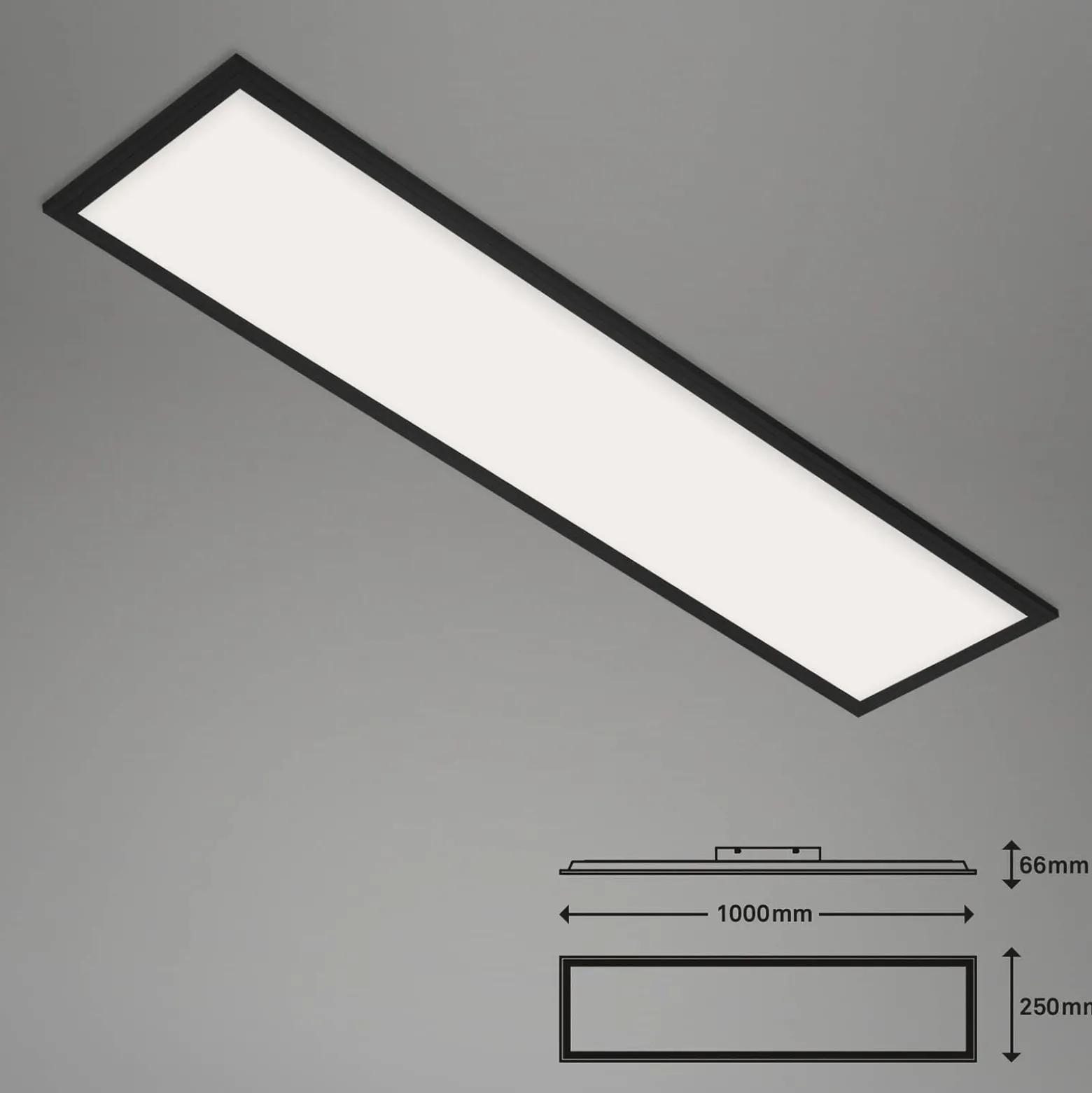 LED-Deckenlampe Piatto S WiFi Bluetooth CCT Fernb.
