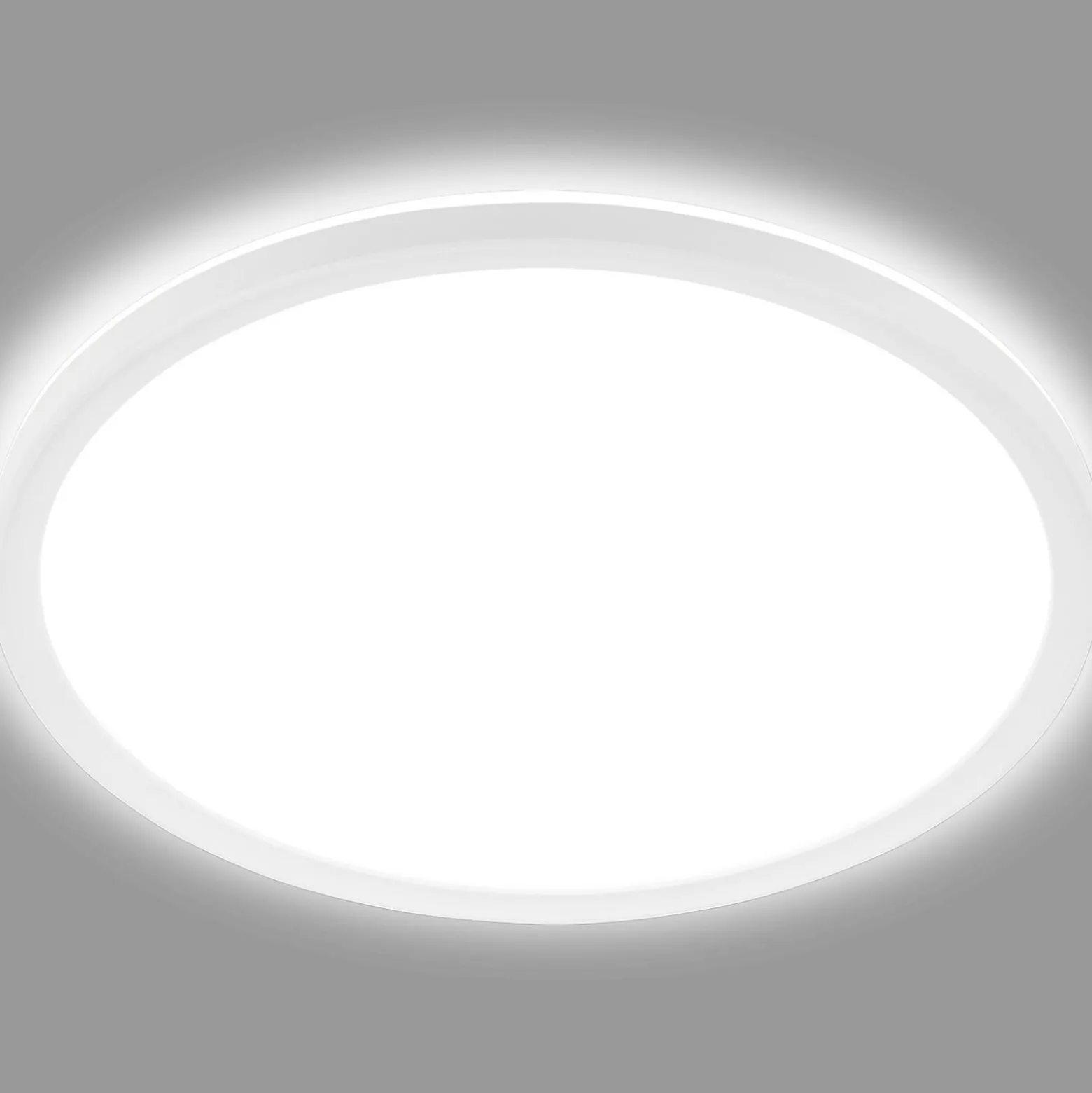 LED-Deckenlampe Slim, rund, 29,3cm