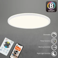 LED-Deckenlampe Slim S dimmbar CCT weiß Ø 45 cm