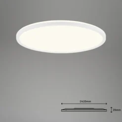 LED-Deckenlampe Slim S dimmbar CCT weiß Ø 45 cm