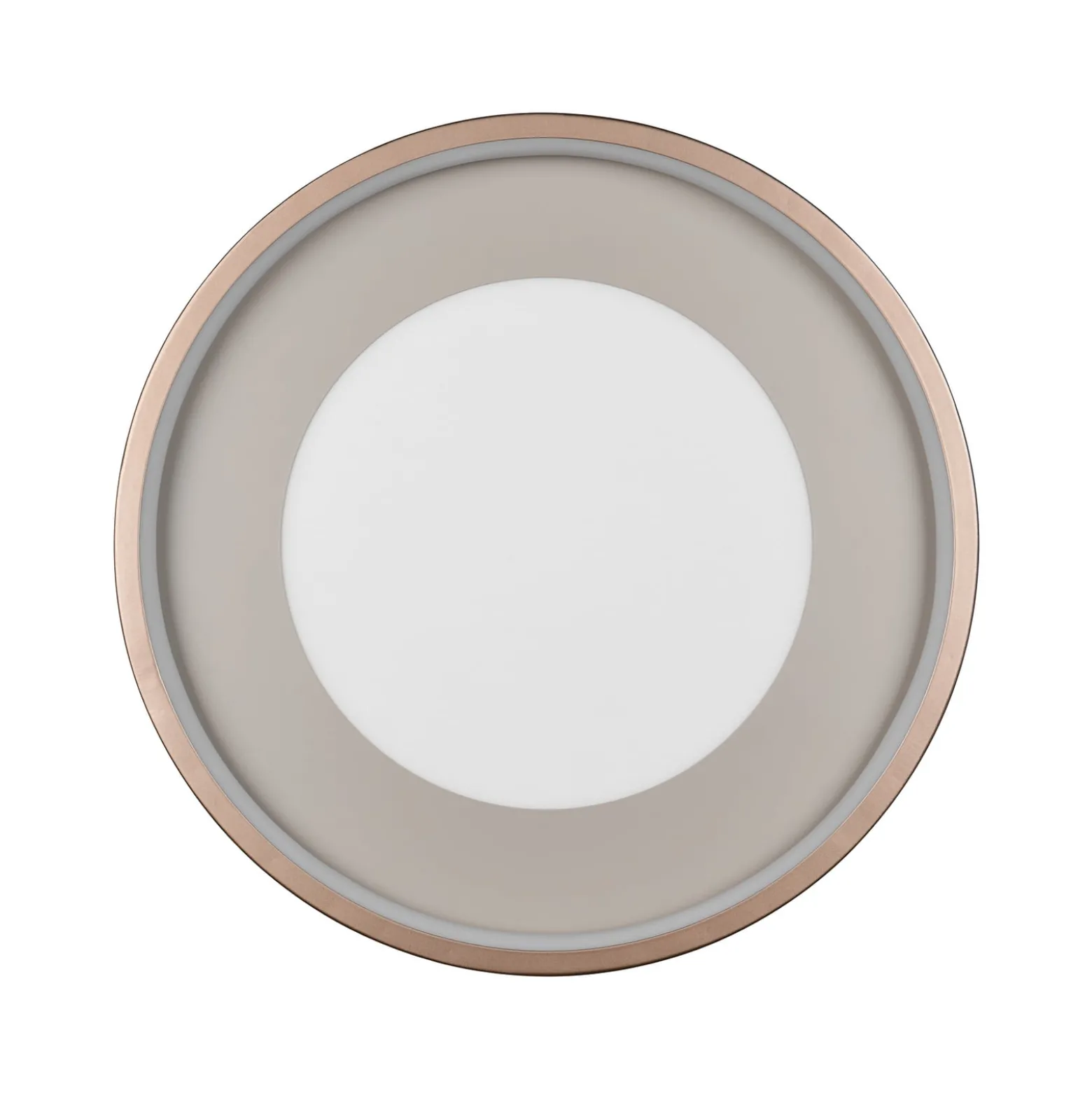 LED-Deckenlampe Solea, braun, Ø 40 cm, Kunststoff