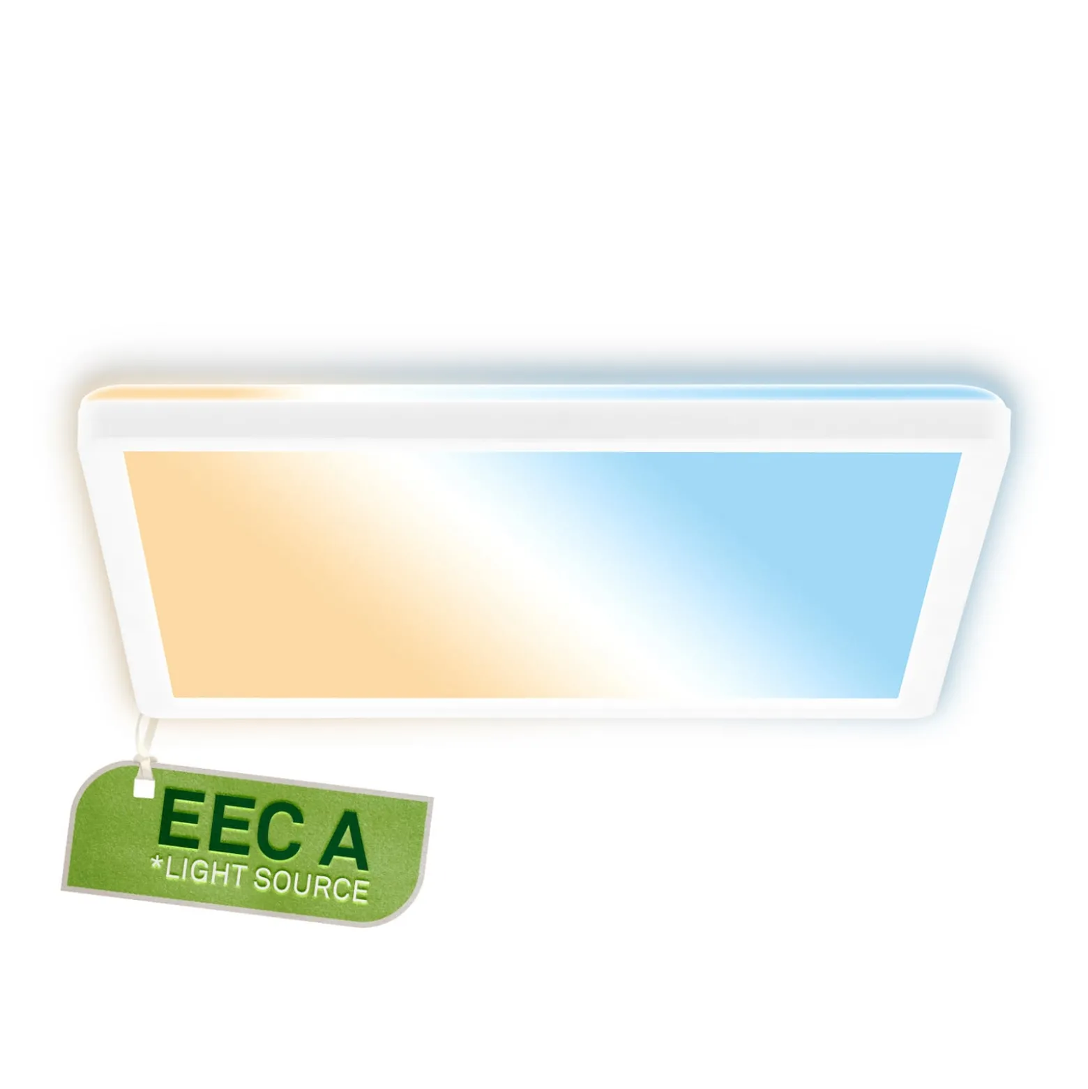 LED-Deckenlampe Tava A, CCT, 29 x 29 cm, weiß, Fernbedienung