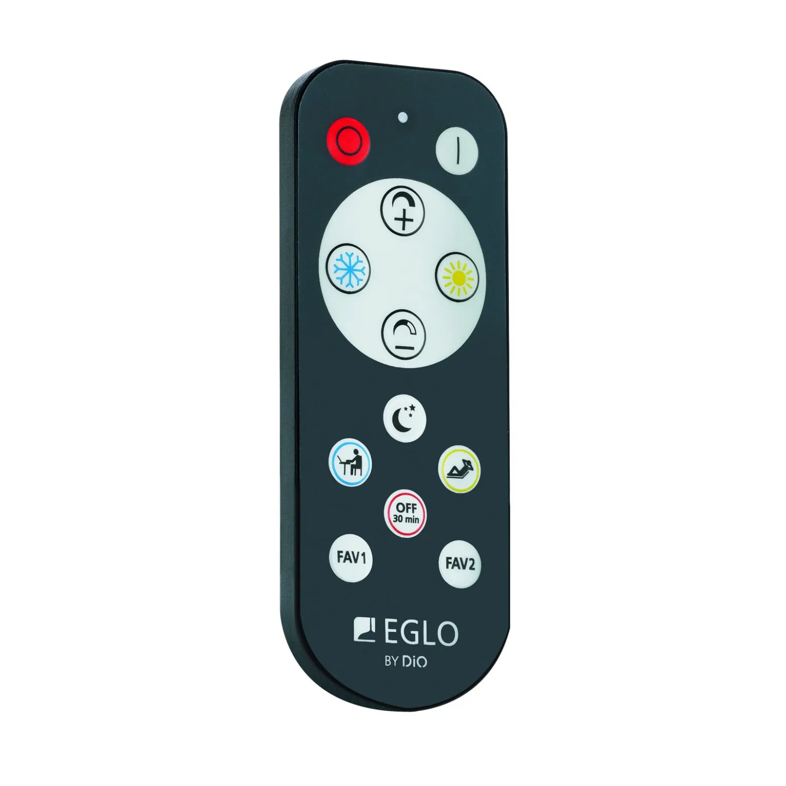 LED-Deckenlampe Tirrenara, Fernbedienung, 78x31cm