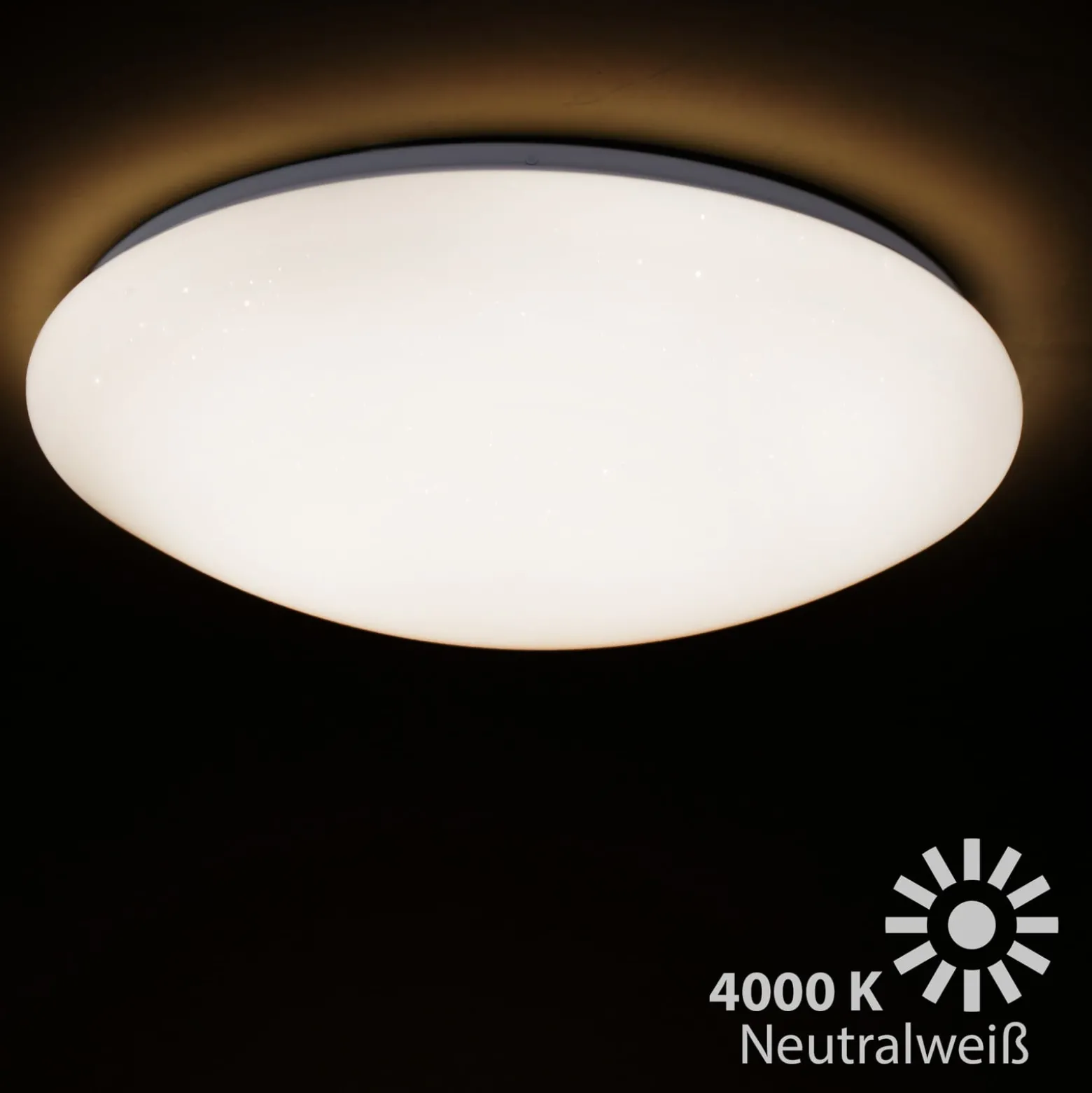 LED-Deckenlampe Vipe, Sternenhimmel-Effekt, 49 cm