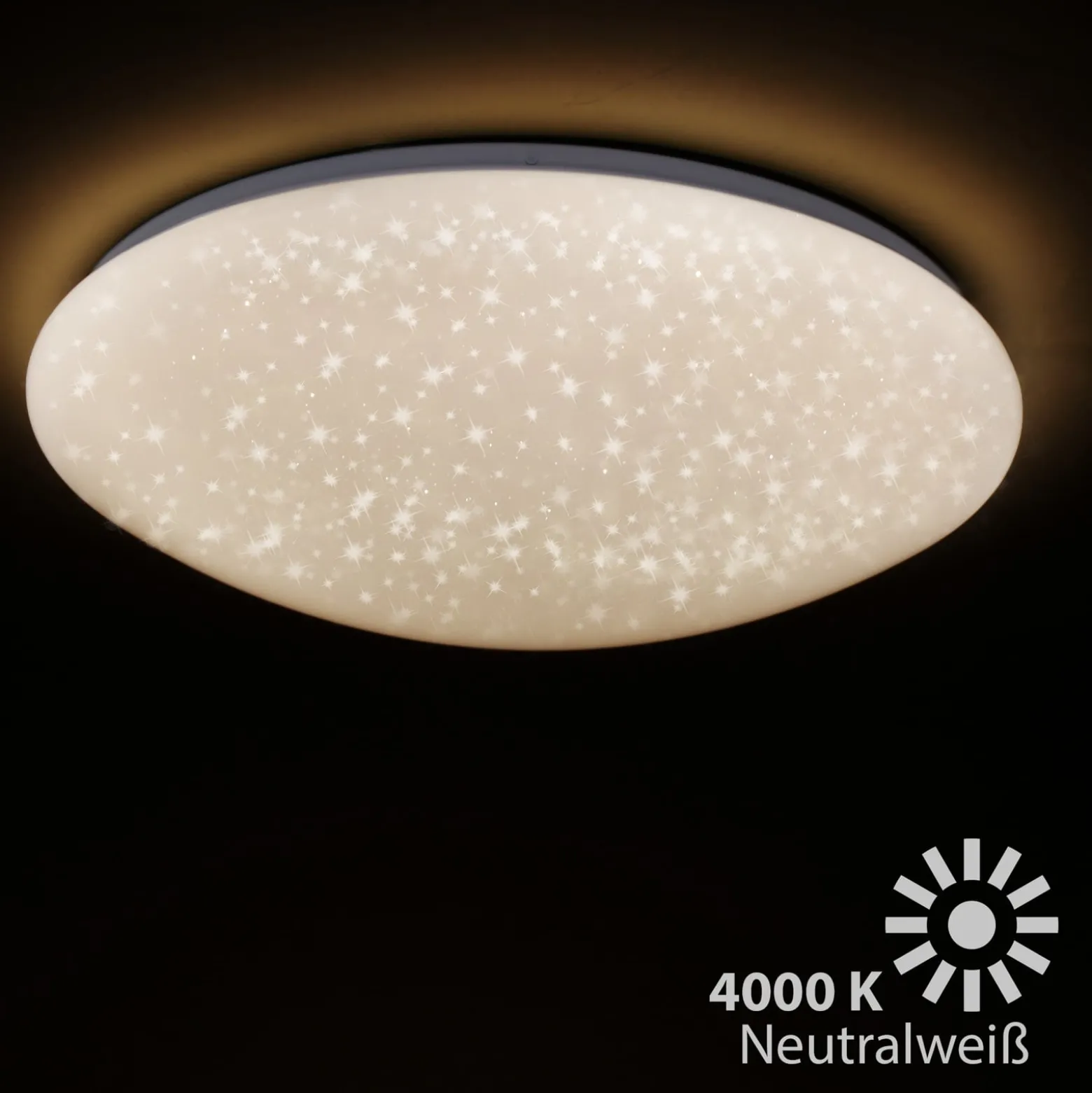 LED-Deckenlampe Vipe, Sternenhimmel-Effekt, 49 cm