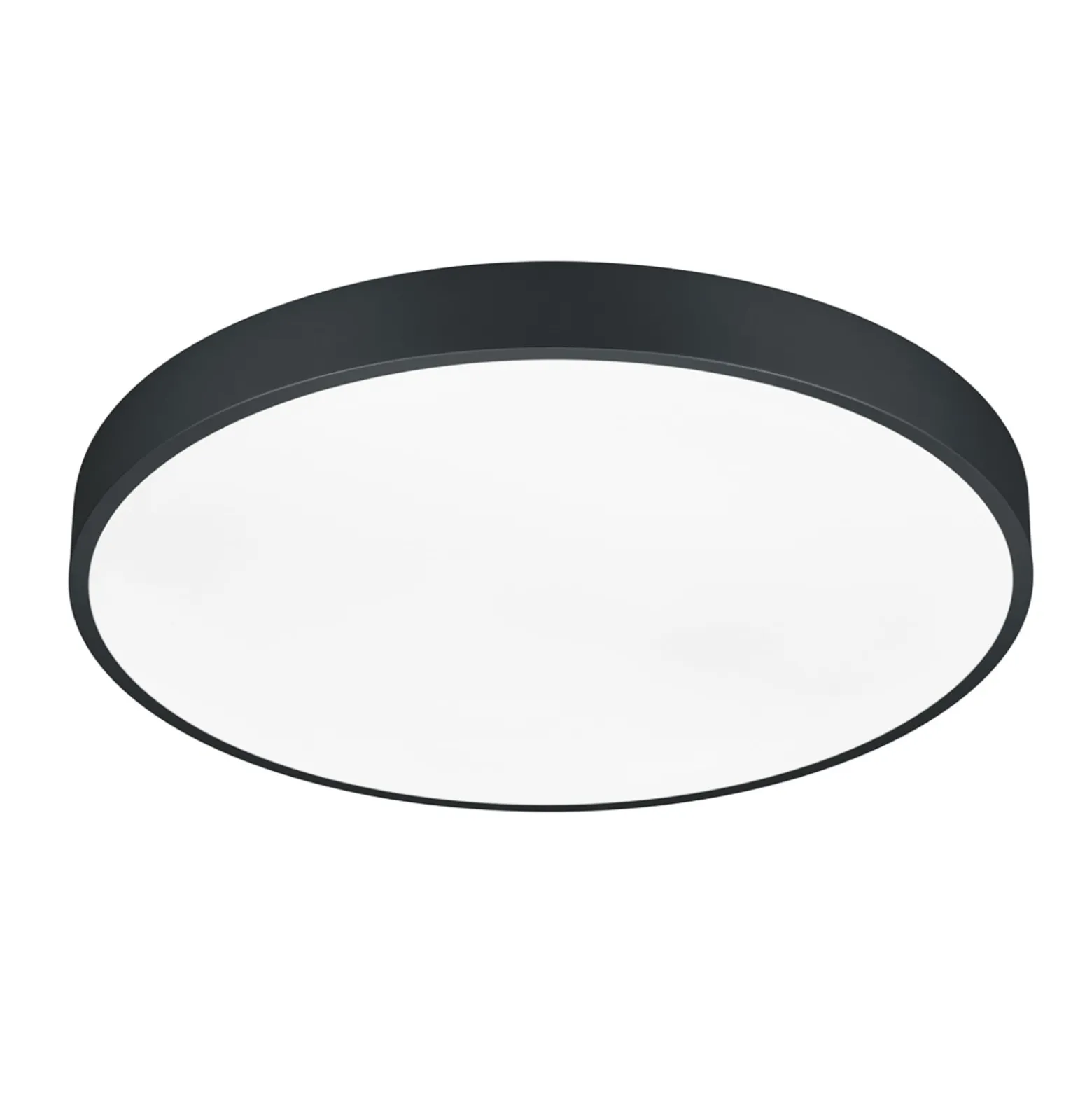 LED-Deckenlampe Waco, CCT, Ø 49,5 cm, schwarz matt