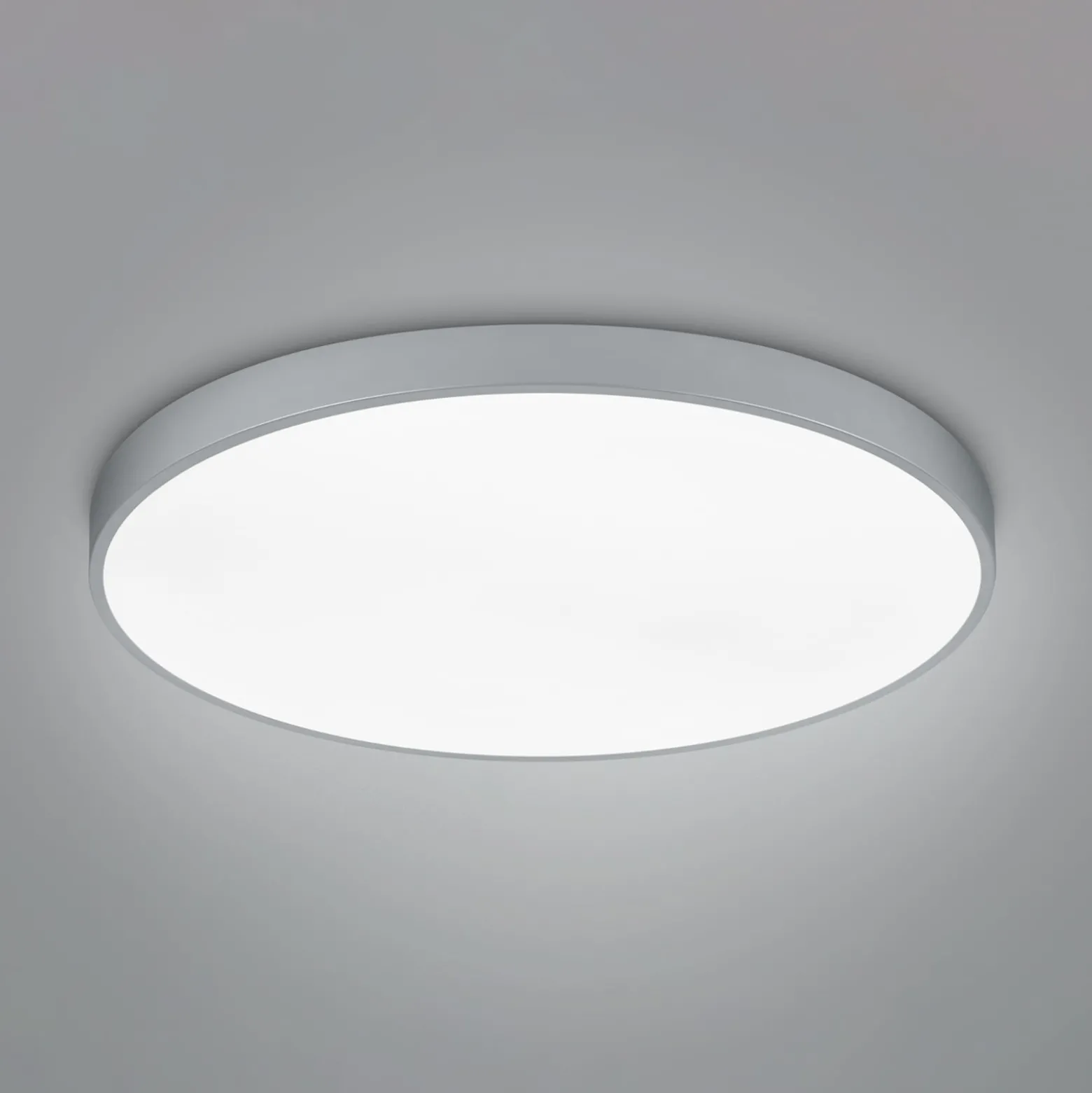 LED-Deckenlampe Waco, CCT, Ø 75 cm, titan