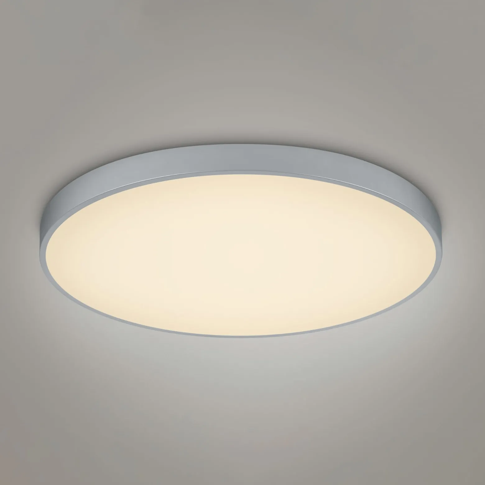 LED-Deckenlampe Waco, CCT, Ø 75 cm, titan