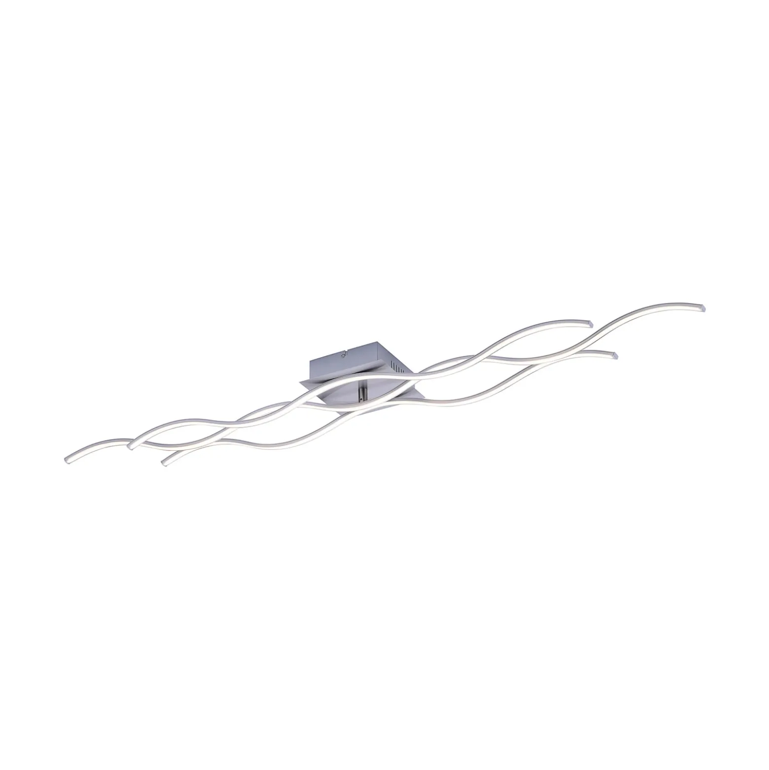 LED-Deckenlampe Wave 3.000K 139,5x16cm stahl
