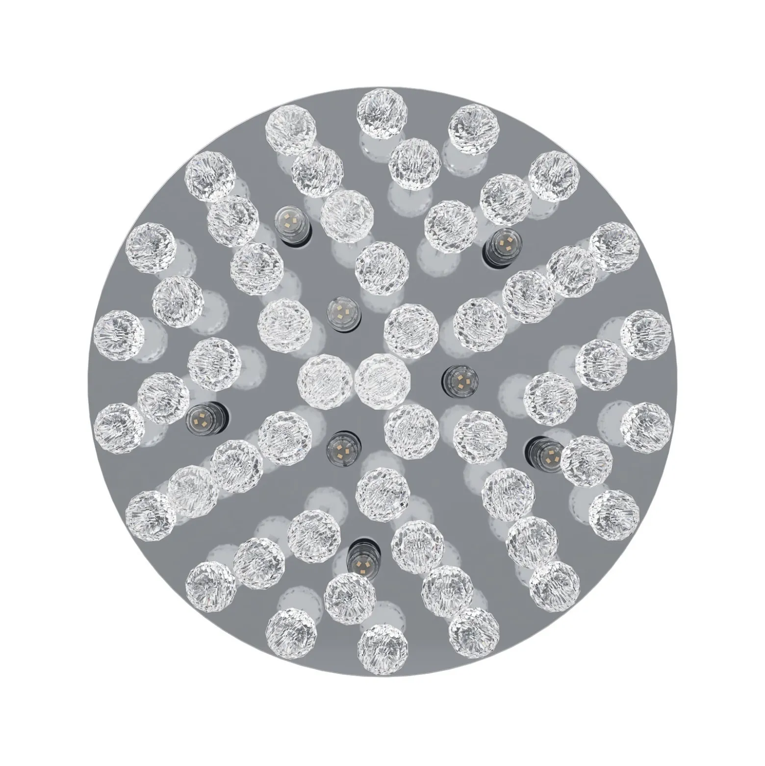 LED-Deckenleuchte Almonte mit Behang, 50cm