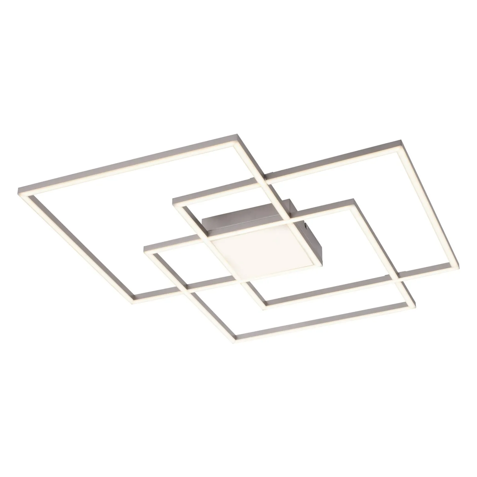 LED-Deckenleuchte Asmin, CCT, stahl, 75x75cm