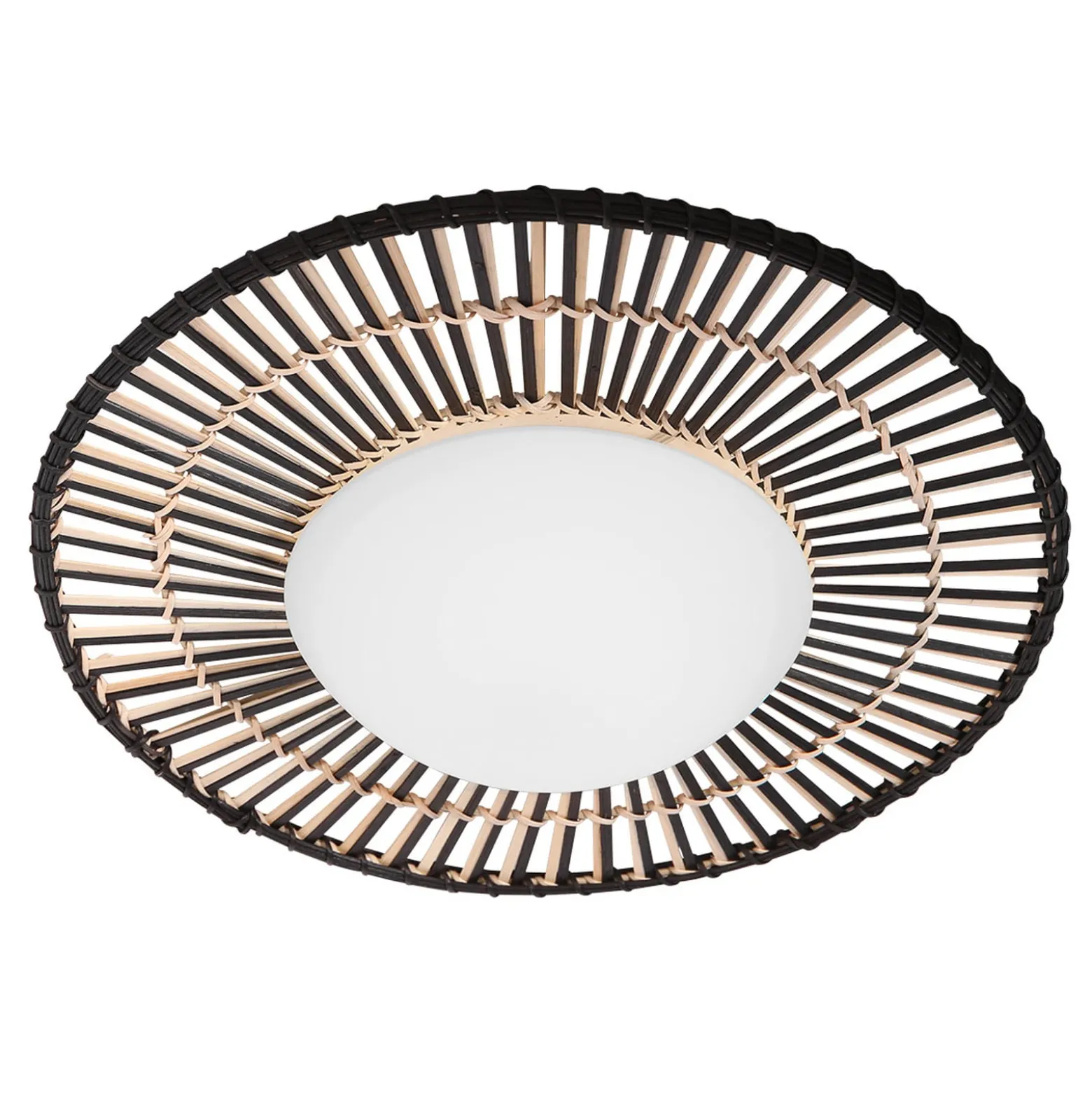 LED-Deckenleuchte Aura, Bambus